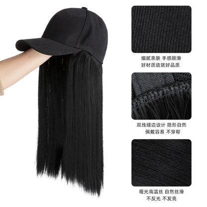 TravelHair Peluca con Gorra