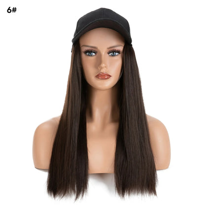 TravelHair Peluca con Gorra